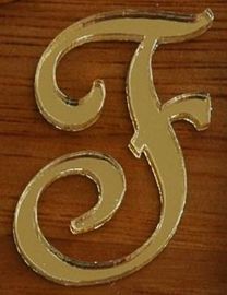 F Shape Acrylic Laser Cutter With Customer's Logo
