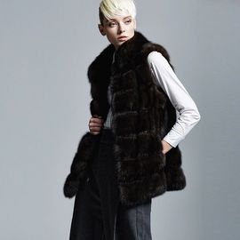 wholesale fashion high quality custom faux fur coat