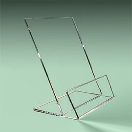 A2 A3 A4 A5 L-shape Clear Acrylic Photo Frame With Silk-screen Logo