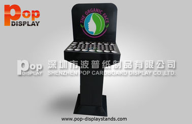 Recycled Cosmetic Display Stands Waterproof  With Black Hold Tubular
