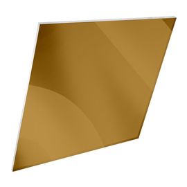5mm Gold high impact acrylic sheet mirror For Dental utensils , Sticker