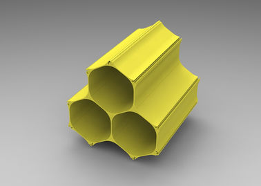 Exquisite Beverage / Beer / Wine Display Stands Yellow For Bar