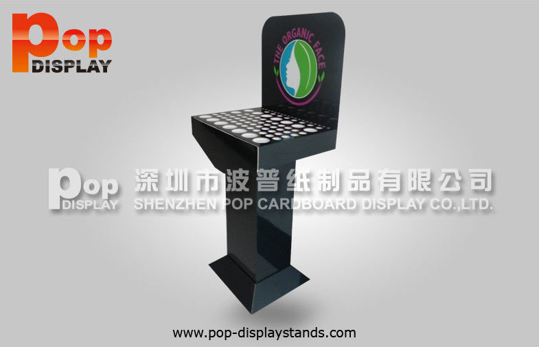 Recycled Cosmetic Display Stands Waterproof  With Black Hold Tubular